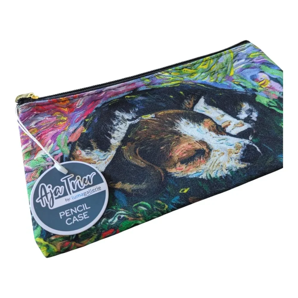 Pencil Case Bernese Mountain Dog Zip Pouch